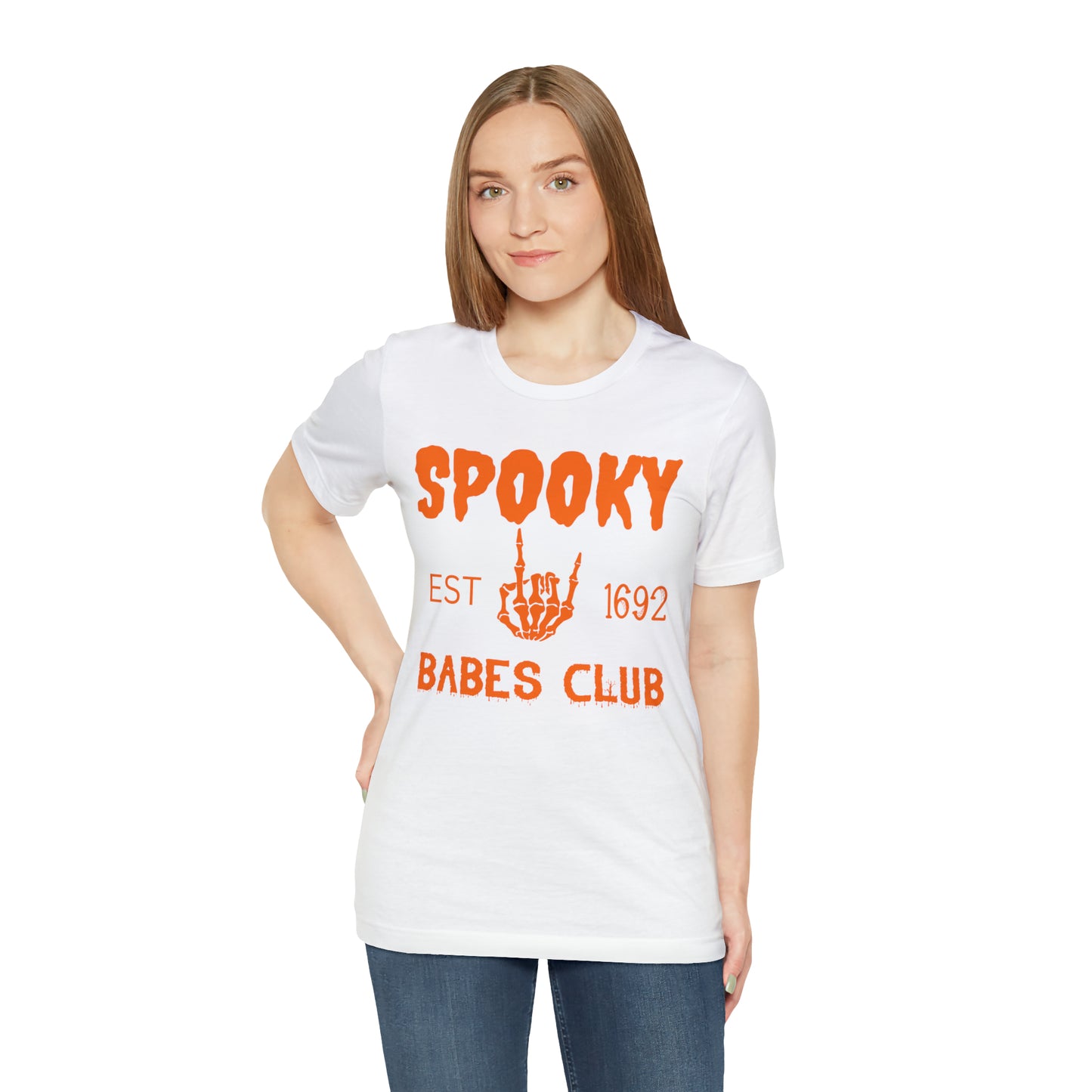 Spooky Skeleton Halloween Shirt, Fall Shirts for Women, Vintage Halloweem Sweatshirt, T599