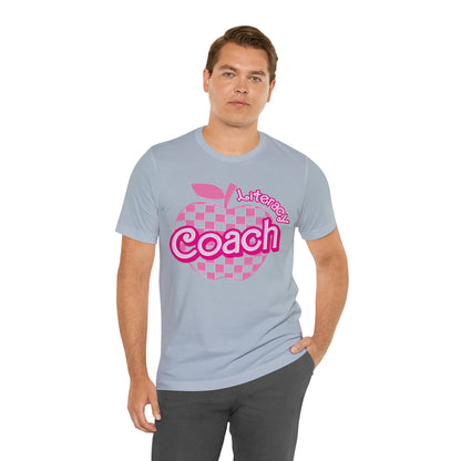 Literacy Coach shirt, Pink Sport Coach Shirt, Colorful Coaching shirt, 90s Cheer Coach shirt, Back To School Shirt, Teacher Gift, T821