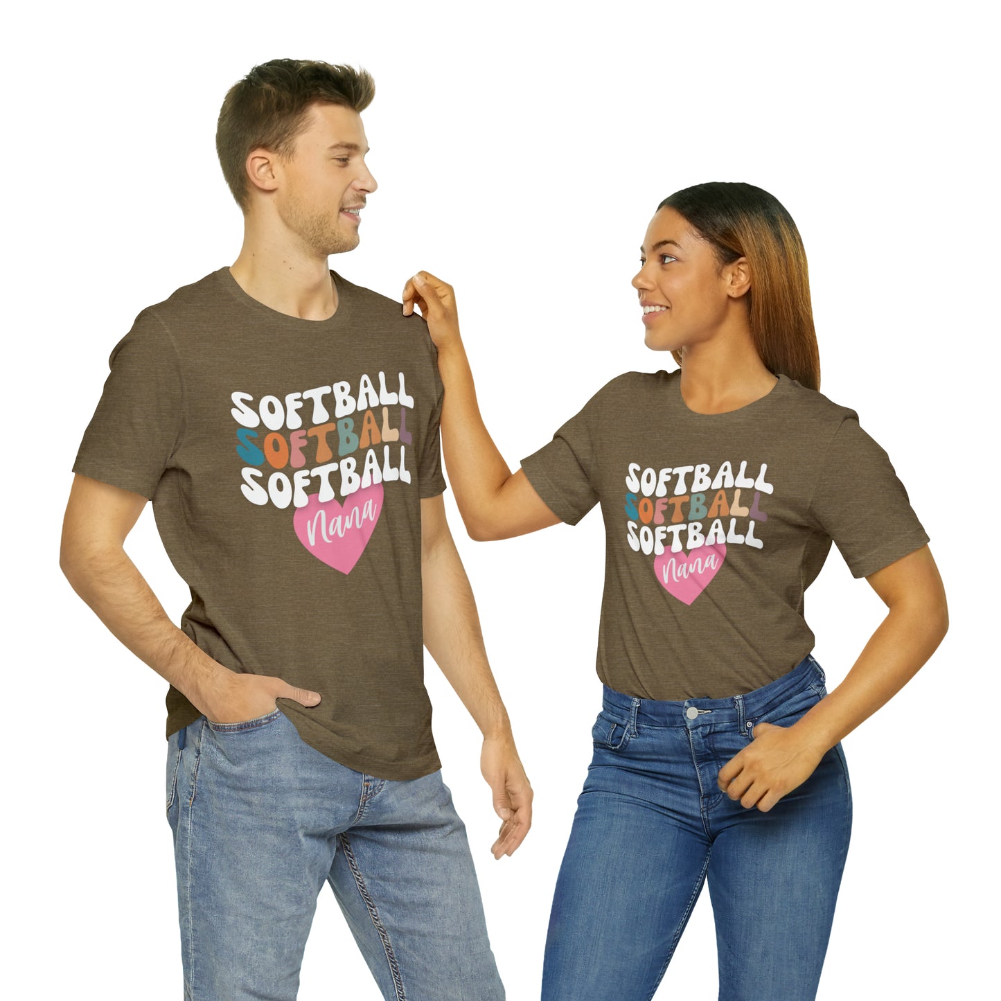 Softball Nana Shirt, Cute Softball Shirt for Grandma, Retro Softball Nana Shirt, Shirt for Nana, T330