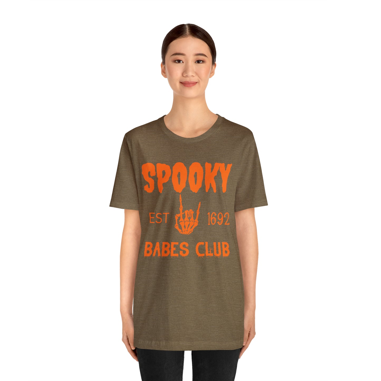 Spooky Skeleton Halloween Shirt, Fall Shirts for Women, Vintage Halloweem Sweatshirt, T599