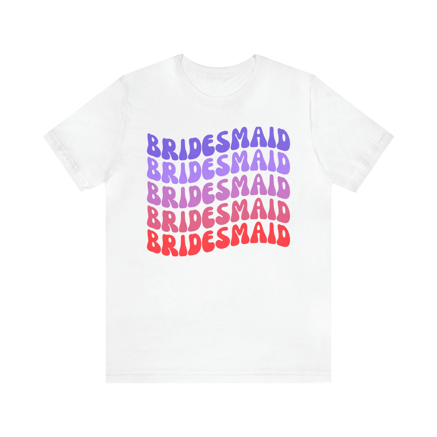 Retro Bridesmaid TShirt, Bridesmaid Shirt for Women, T286