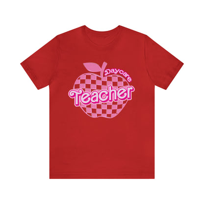 Daycare shirts teacher, Christmas daycare teacher gifts, daycare teacher appreciation gift, Pink Teacher Shirts, Teacher Era, T796