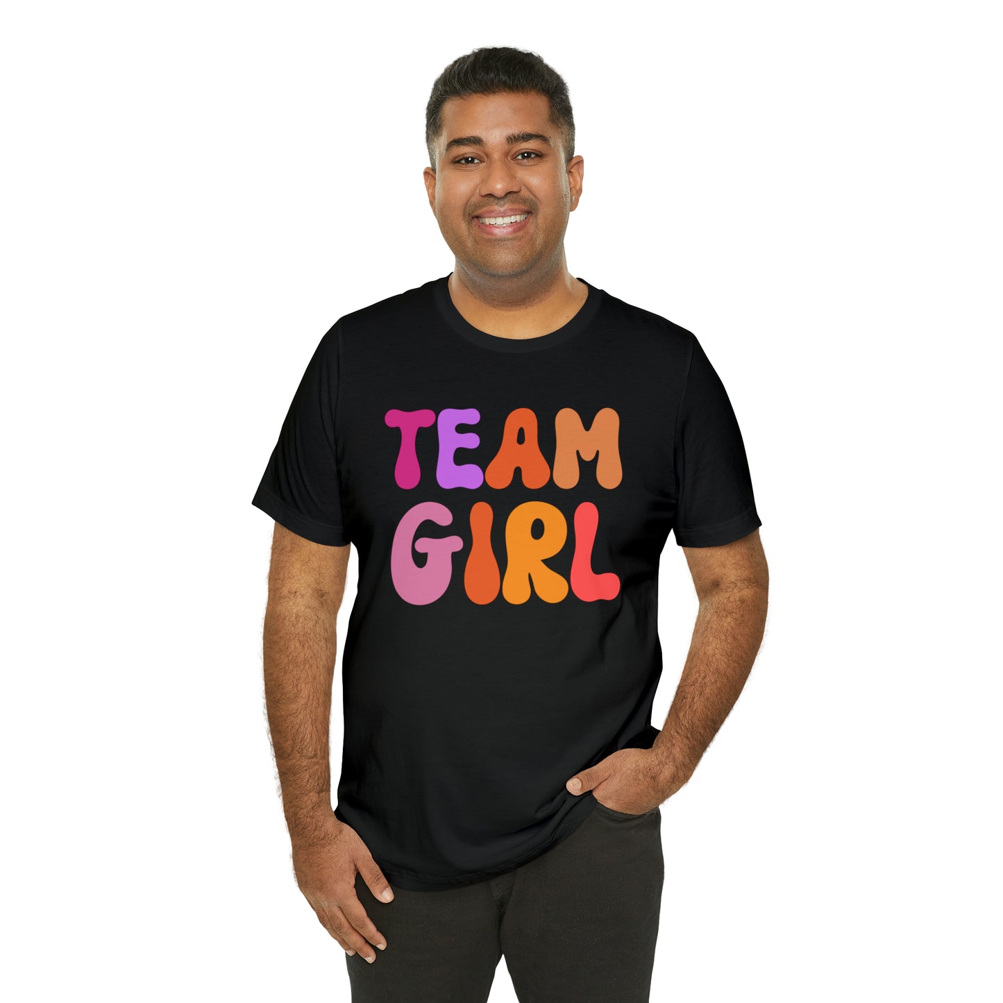 Team Girl Shirt for Gender Reveal, Cute Baby Announcement Shirt for Gender Reveal, Gender Announcement Gift for Her, T446