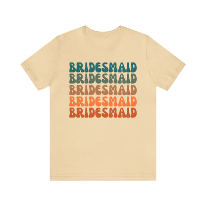 Retro Bridesmaid TShirt, Bridesmaid Shirt for Women, T288