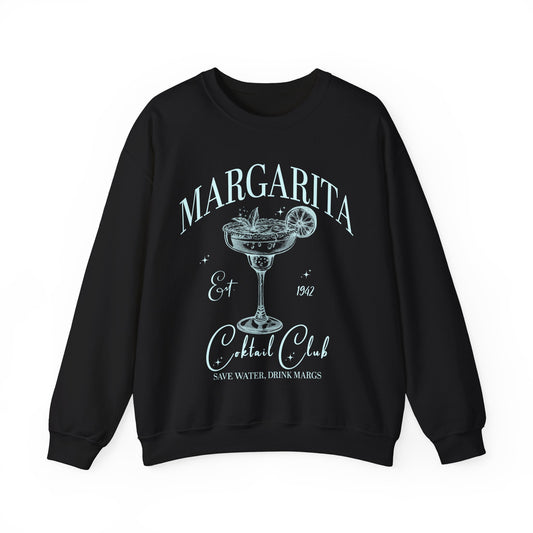 Custom Margarita Cocktail Club EST 1942 Retro Color Sweatshirt, Margarita Cocktail Lover Sweatshirt, Cocktail Lover Sweatshirt, S1561