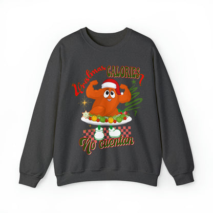 Christmas Calories No Cuentan Sweatshirt, Feliz Navidad Shirt, New Year Sweatshirt, Spanish Christmas Sweatshirt, Holiday Sweaters, S874