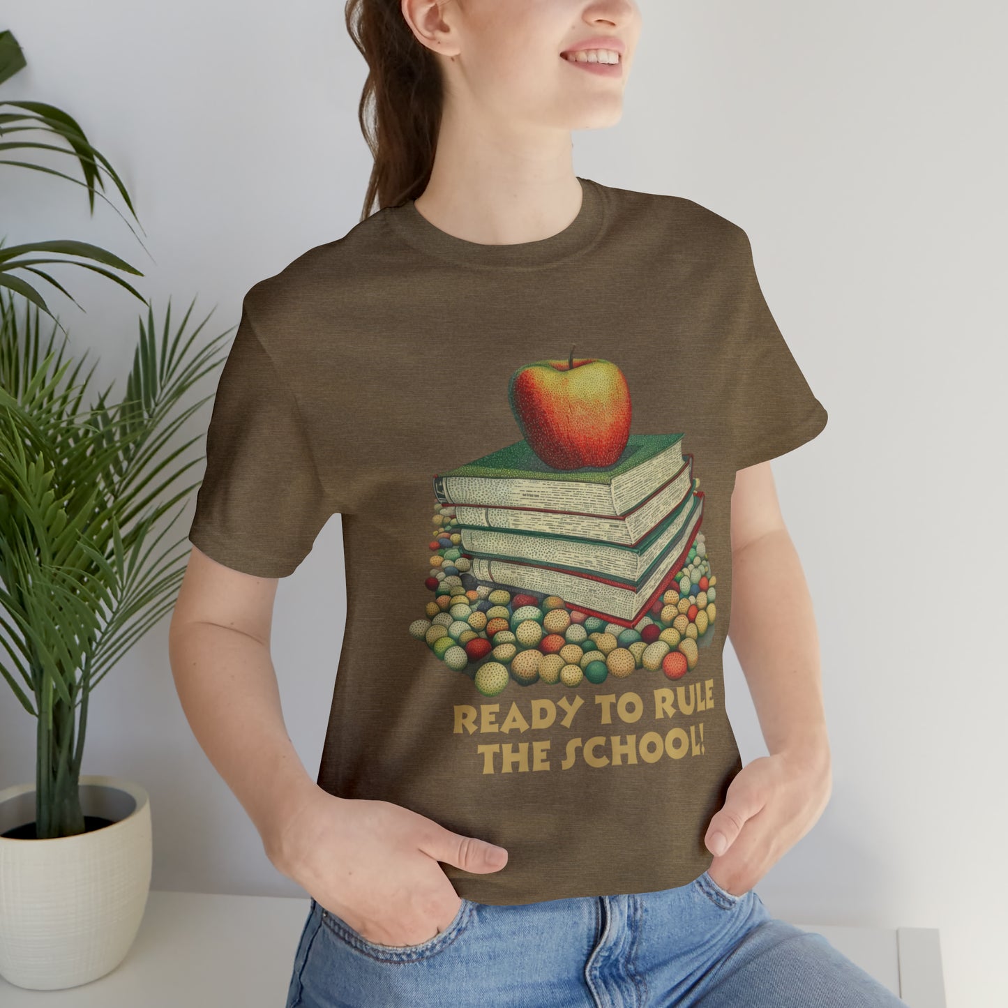 Back to school shirt funny for student - Ready to rule the school, T152