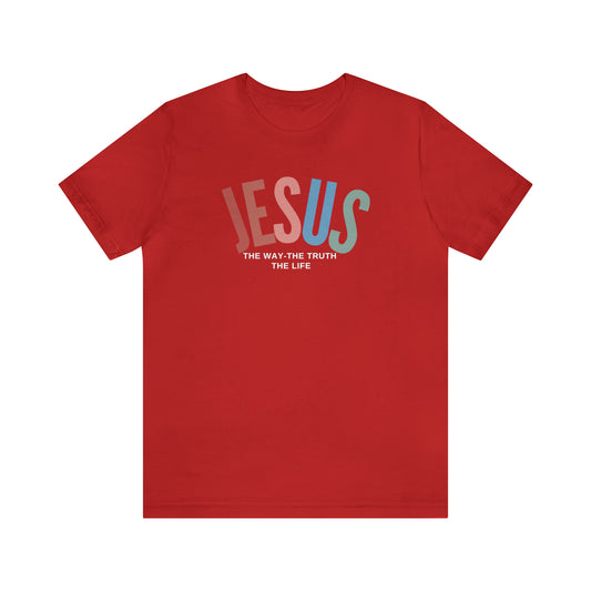 Jesus Tee for Christian Apparel, Jesus The Way The Truth The Life Shirt, Retro Christian Tshirt, T353