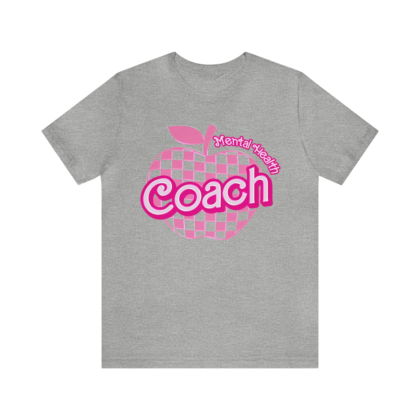 Mental Health Coach shirt, Pink Sport Coach Shirt, Colorful Coaching shirt, 90s Cheer Coach shirt, Back To School Shirt, Teacher Gift, T823