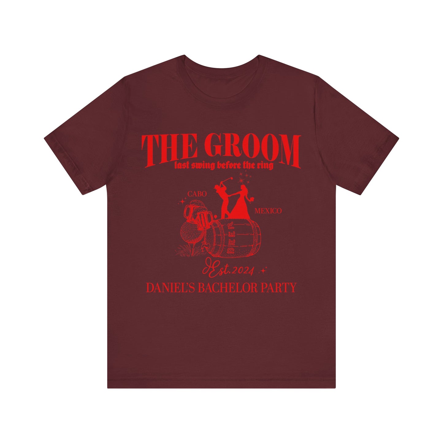 The Groom Bachelor Party Shirts, Groomsmen Shirt, Custom Bachelor Party Gifts, Group Bachelor Shirt, Golf Bachelor Party Shirt, 12 T1605