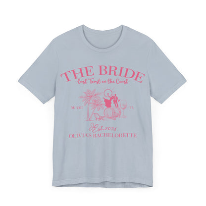 Last Toast on the Coast Beach Bachelorette Party Shirt, Custom Bachelorette Shirts, Bride Shirt, Bridesmaids Shirt, Social Club Shirt, T1604