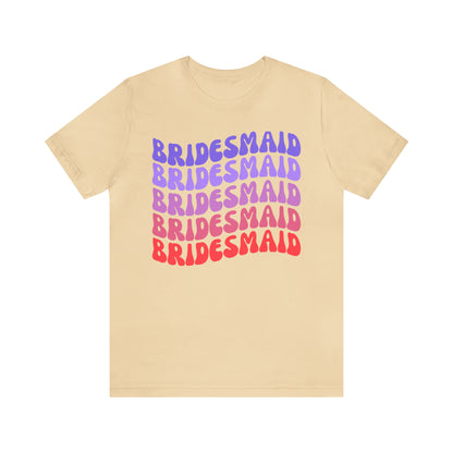 Retro Bridesmaid TShirt, Bridesmaid Shirt for Women, T286