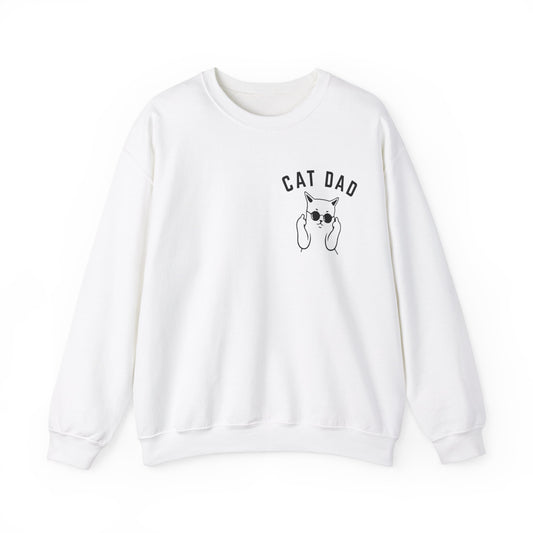 Cat Dad Sweatshirt, Cat Lover Sweatshirt, Funny Cat Tee, Cat Daddy Sweatshirt, Animal Lover Gift, Gift from the Cat, Cat Dad Gift, S1110