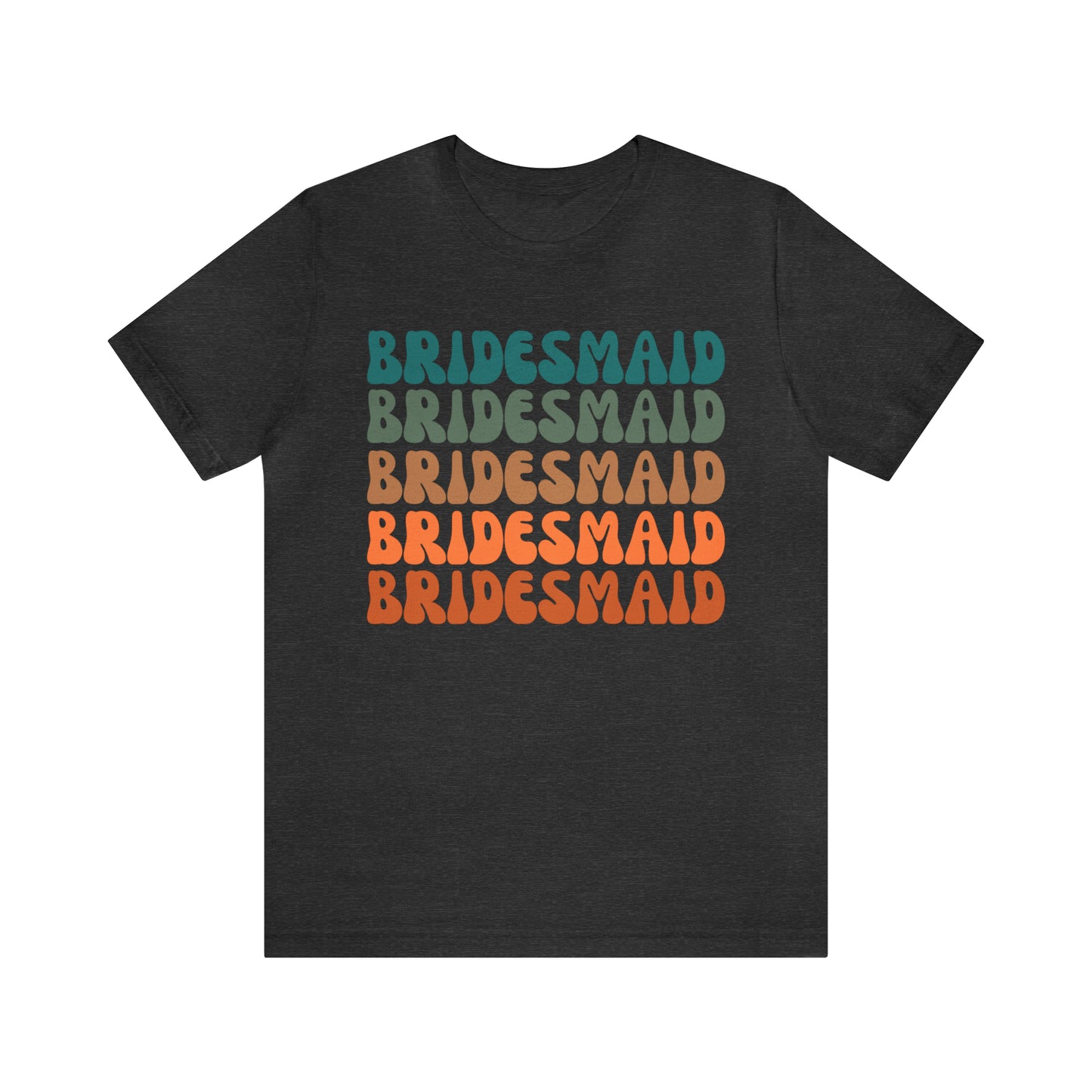 Retro Bridesmaid TShirt, Bridesmaid Shirt for Women, T288