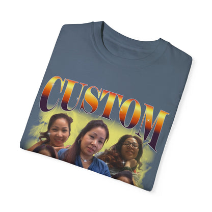 Custom Your Own Bootleg Tee, Retro Custom Bootleg Rap Tee, Insert Your Design Vintage Graphic 90s Shirt, Comfort Colors Gift For Mom  CC1387