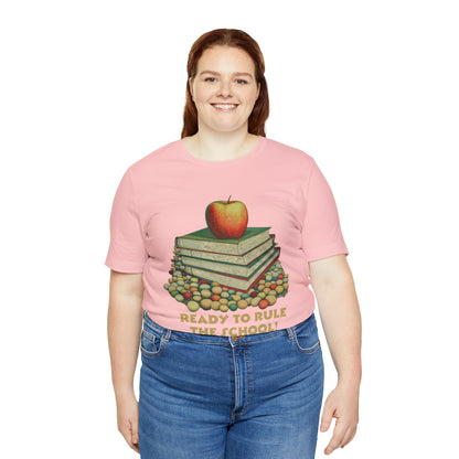 Back to school shirt funny for student - Ready to rule the school, T152