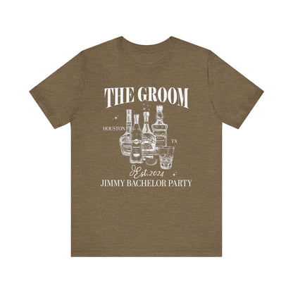 The Groom Bachelor Party Shirts, Groomsmen Shirts, Custom Bachelor Party Gifts, Funny Bachelor Shirts, Group Bachelor Shirts, T1555