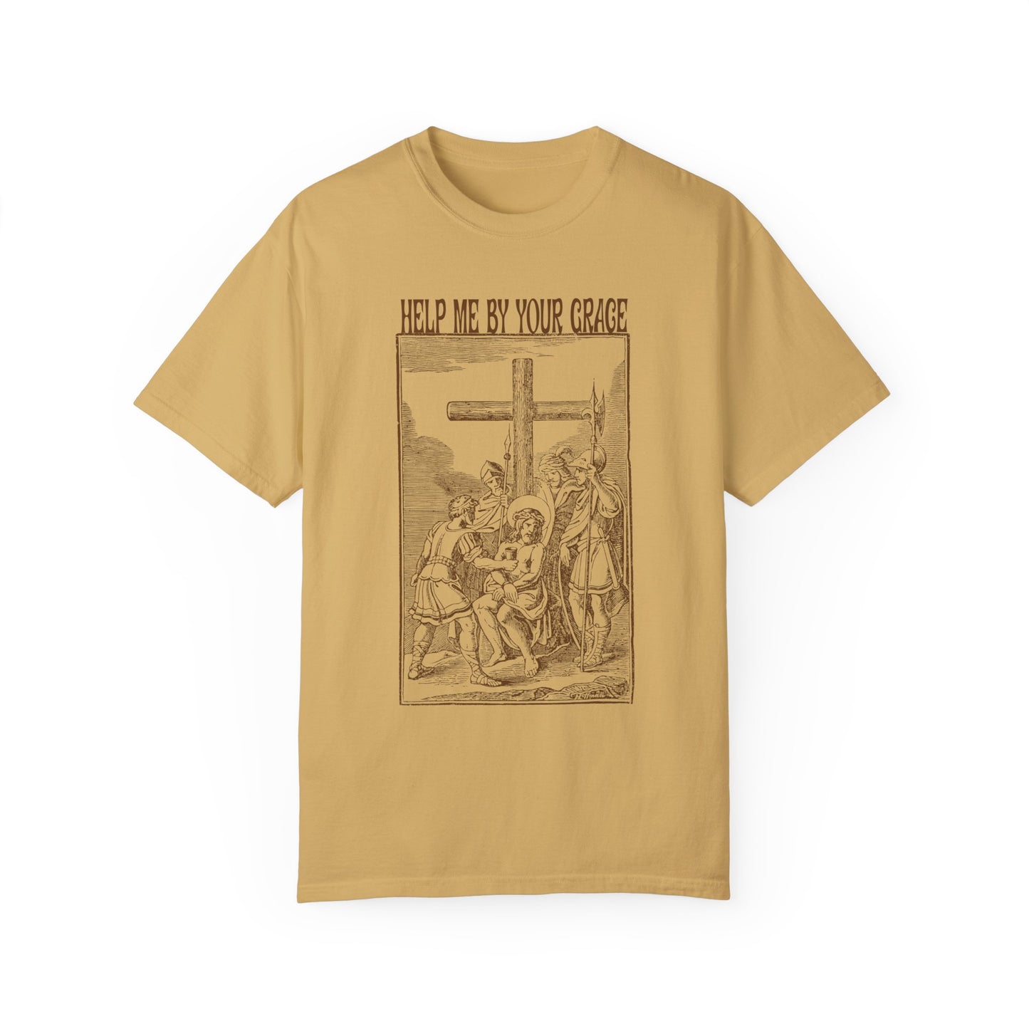 Vintage Antique Religious Biblical Drawing of Jesus Shirt, 10Th or Tenth Station of the Cross Shirt, Way of the Cross Shirt, CC1590