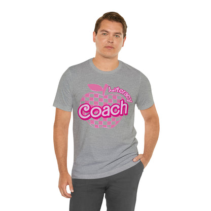 Literacy Coach shirt, Pink Sport Coach Shirt, Colorful Coaching shirt, 90s Cheer Coach shirt, Back To School Shirt, Teacher Gift, T821