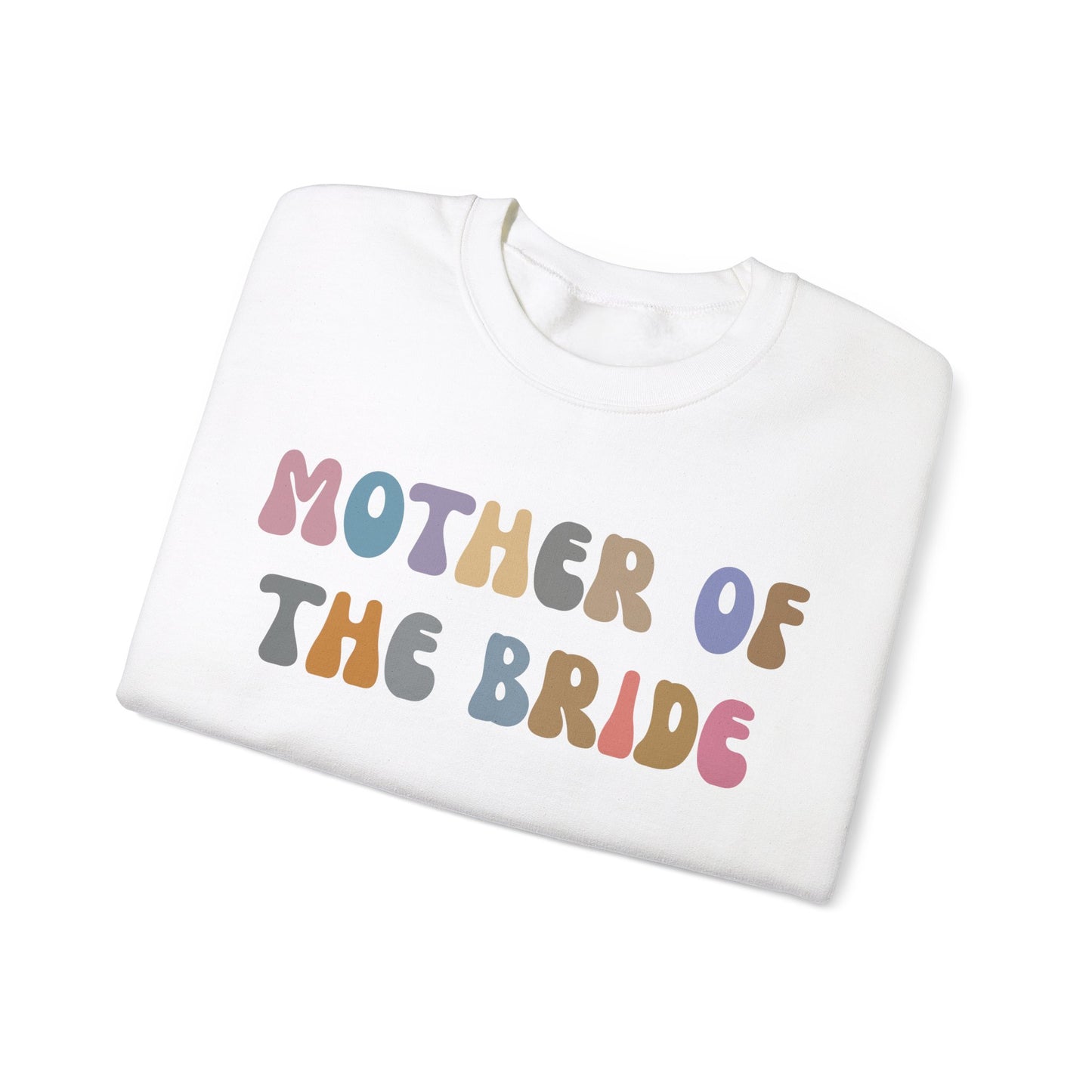 Mother of the Bride Sweatshirt, Cute Wedding Gift from Daughter, Engagement Gift, Retro Wedding Gift for Mom, Bridal Party Sweatshirt S1144