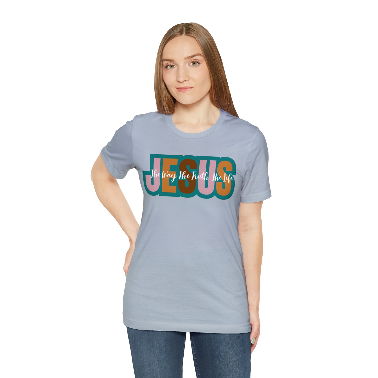 Retro Christian Tshirt, Jesus Tee for Christian Apparel, Christian Shirt for Women, T255