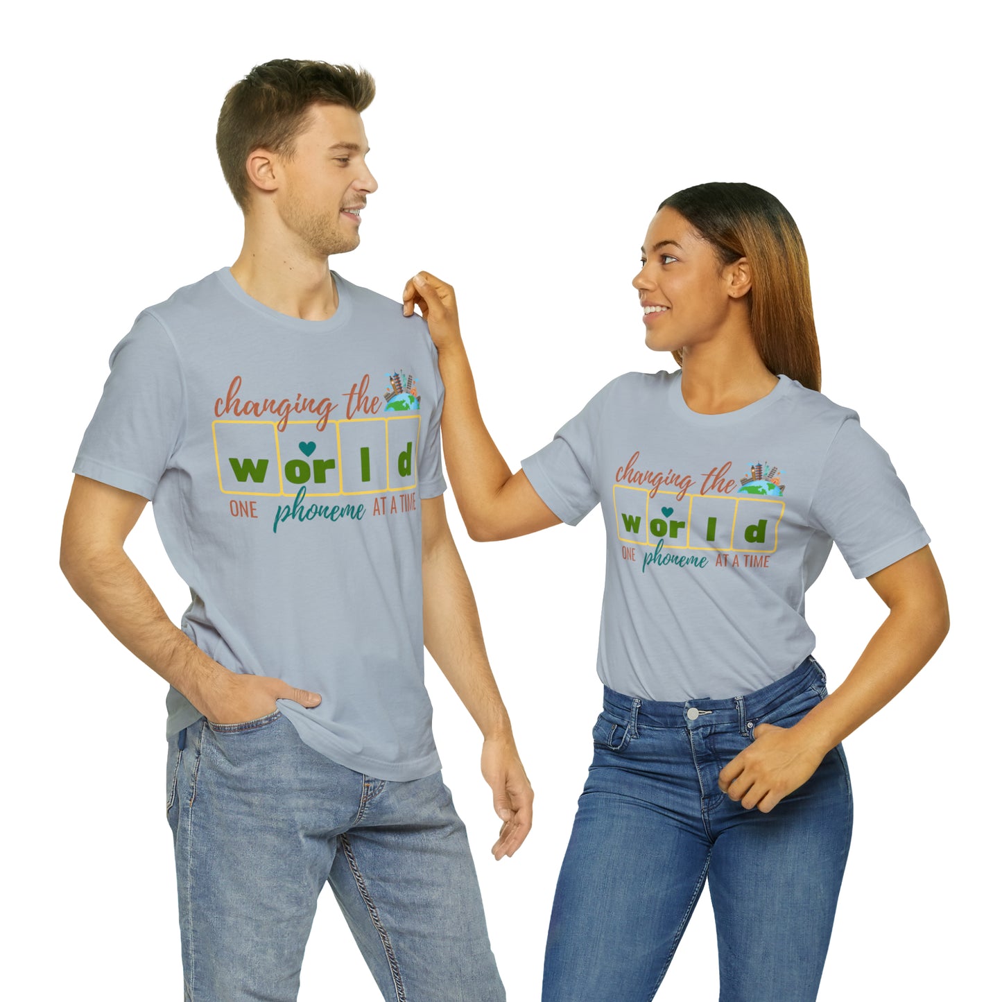 Kindergarten Teacher Shirt, Dyslexia Teacher Shirt, Teach Kids to Read Shirt, Changing The World One Phoneme At A Time Shirt, T240