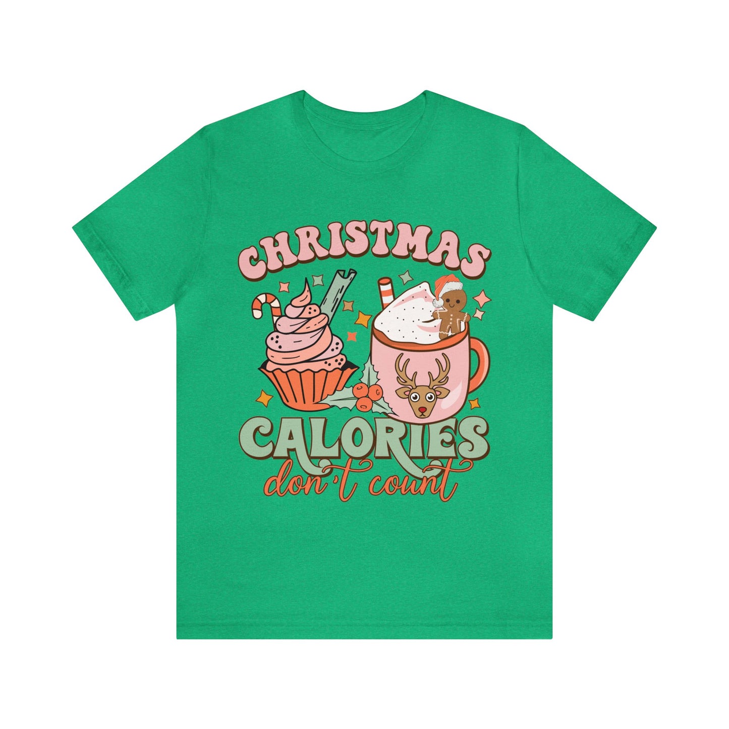 Christmas Calories Don't Count Shirt, Funny Christmas Shirt, Christmas Gift, Xmas calories shirt, Christmas calories, T870