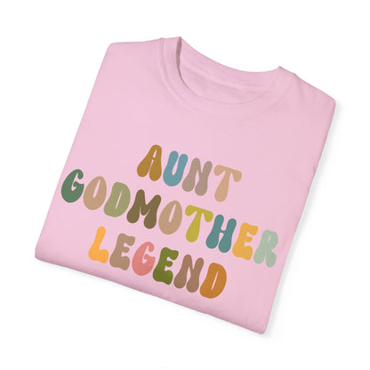 Aunt Godmother Legend Shirt for Aunt, Cute Godmother Gift from Goddaughter, Godmother Proposal, Retro Godmother Gift for Baptism, CC1033