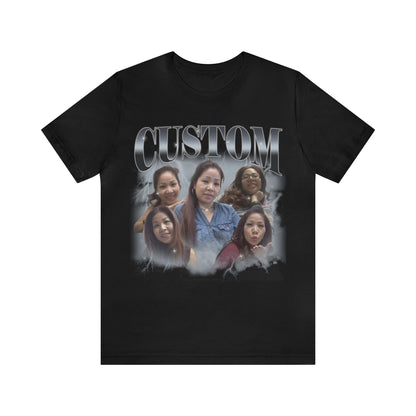 Custom Your Own Bootleg Tee, Retro Custom Bootleg Rap Tee, Custom Your Photo, Insert Your Design, Vintage Graphic 90s Tshirt, T1375