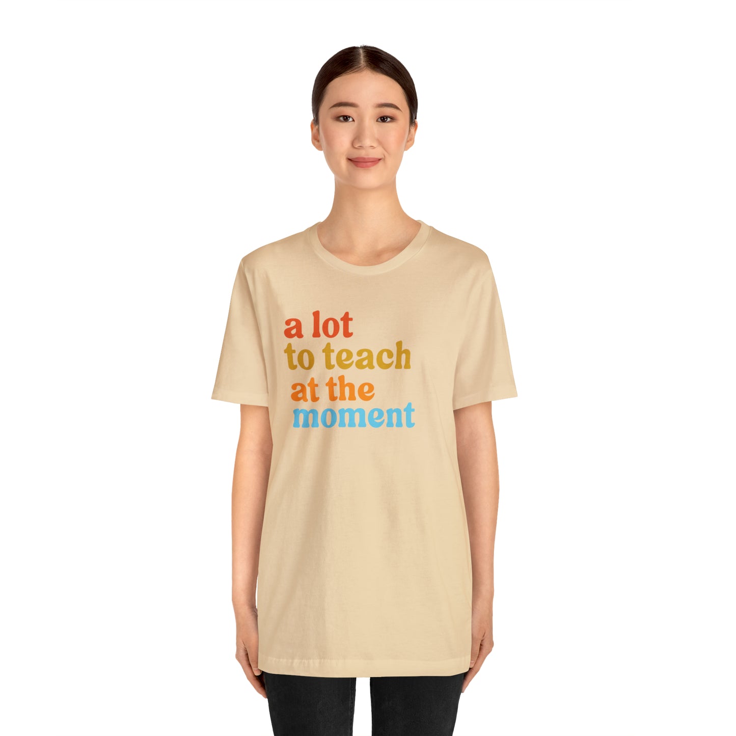 Motivational Shirt, A Lot To Teach At The Moment Shirt, Teacher Shirt, Teacher Appreciation, Back To School Shirt, T501