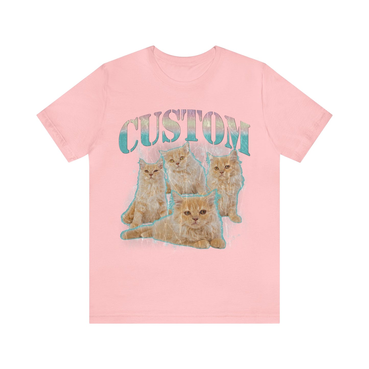 Retro Custom Cat Bootleg Tee, Custom Cat Shirt, Custom Cat Lover Gift, Custom dog portrait, Vintage Funny Cat Shirt, Bootleg Shirt, T1397