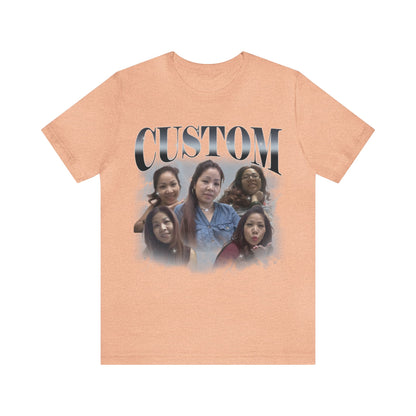 Custom Your Own Bootleg Tee, Retro Custom Bootleg Rap Tee, Custom Your Photo, Insert Your Design, Vintage Graphic 90s Tshirt, T1375