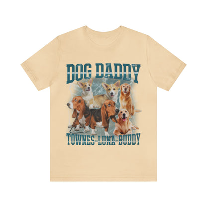 Retro Custom Bootleg Dog Daddy Shirt, Retro Custom Bootleg Rap Tee Dog, Custom Rap Tee Cat Lover, Vintage Graphic 90s Tshirt, Dog dad, T1419