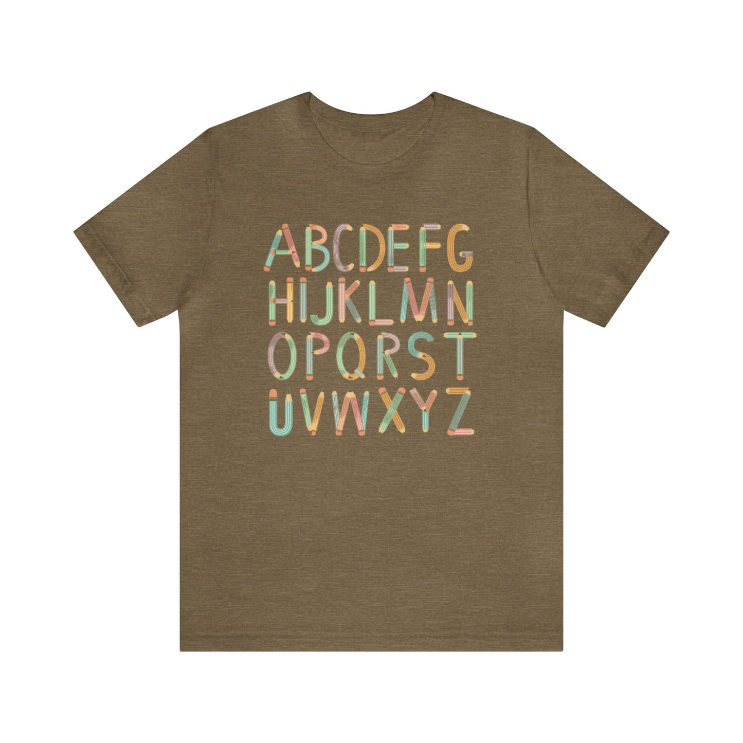 Preschool Teacher Shirt, Alphabet Shirt, ABCD Shirt, Kindergarten Teacher Shirt, Cute Teacher Shirt, T362