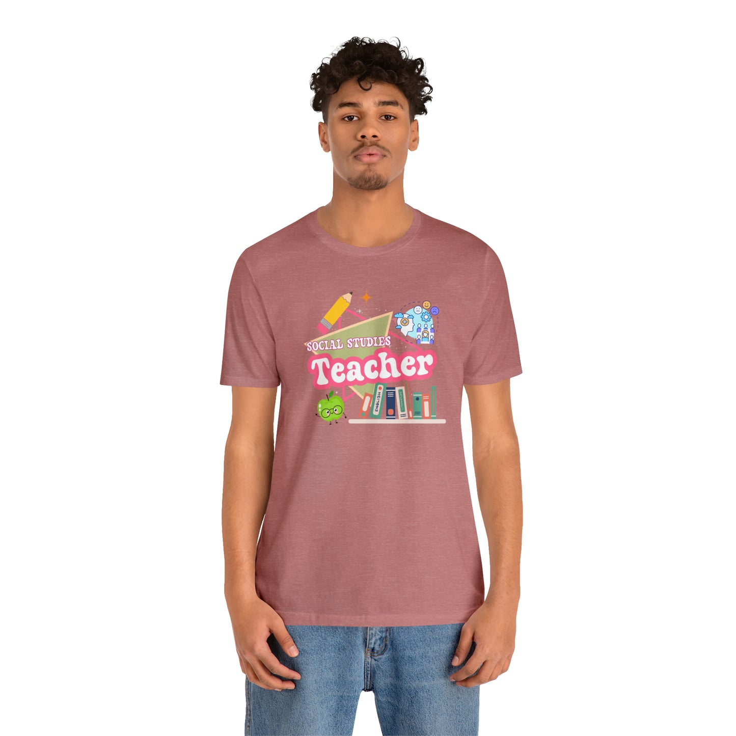 Social Studies teacher shirt, 90s shirt, 90s teacher shirt, colorful school secretary shirt, colorful school shirt, T546