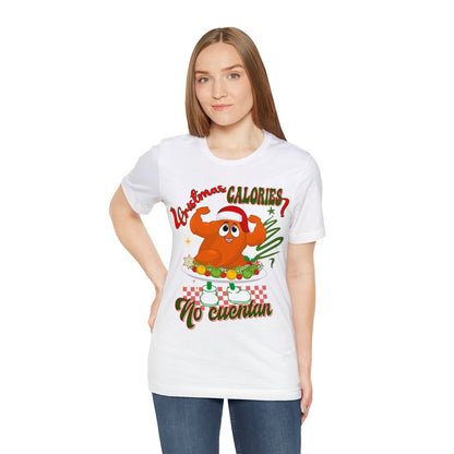 Christmas Calories No Cuentan Shirt, Feliz Navidad Shirt, Christmas Gifts, New Year Shirt, Spanish Christmas Shirt, Holiday Sweaters, T876