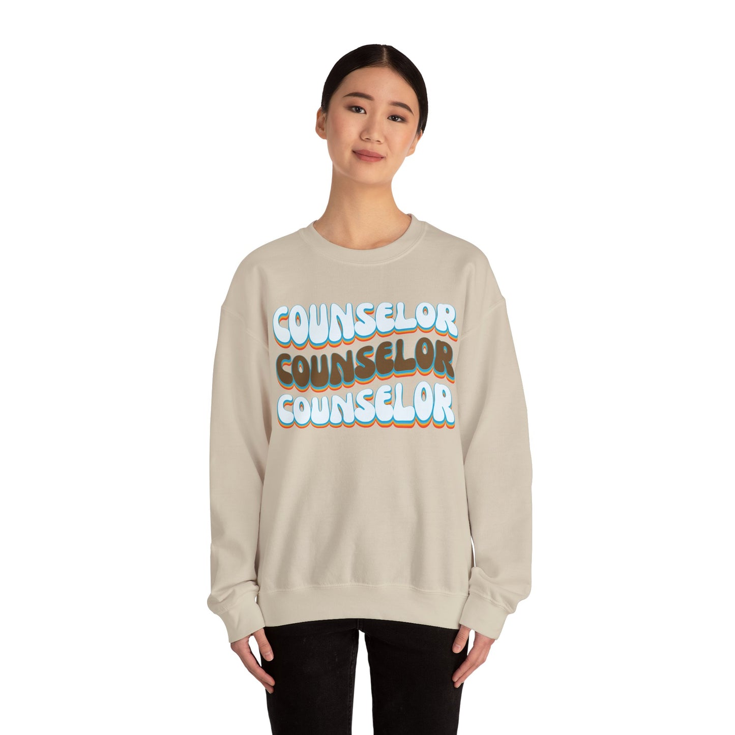 Counselor Sweatshirt, School Counselor Retro Sweatshirt, Therapists Sweatshirt, Psychologist Sweatshirt Guidance Counselor Sweatshirt, S1518