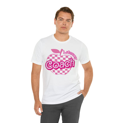 Literacy Coach shirt, Pink Sport Coach Shirt, Colorful Coaching shirt, 90s Cheer Coach shirt, Back To School Shirt, Teacher Gift, T821