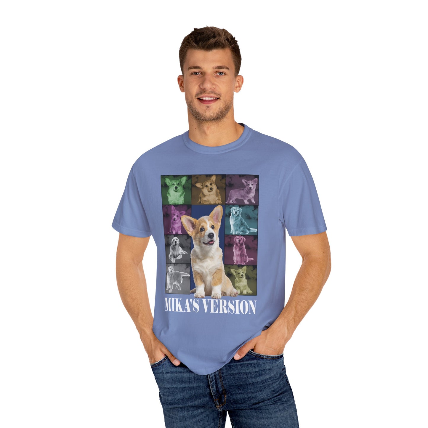 Custom Era's Tour Shirt, Personalized Dog Bootleg Era's Tour Shirt, Custom Pet Portrait Shirt, Dog Photo Shirt, Custom Dog's Version, CC1340