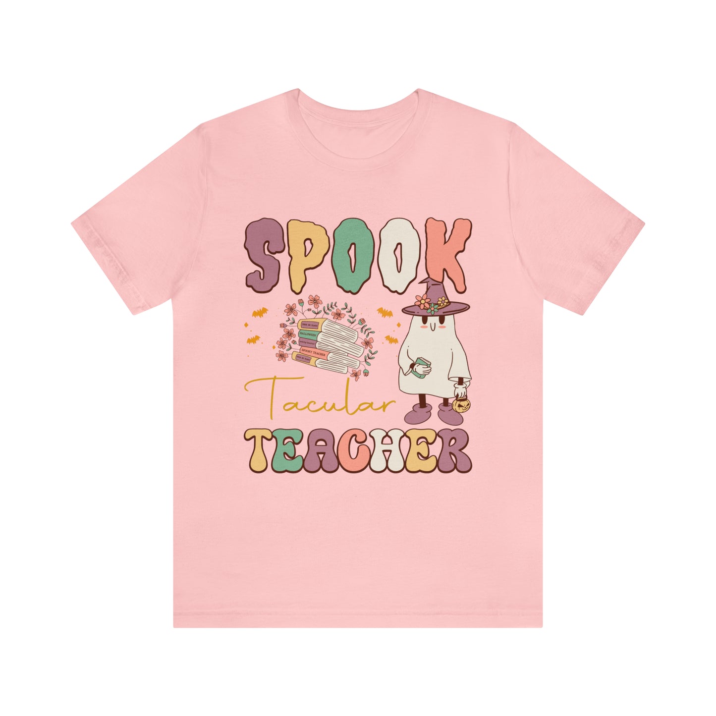 Spook Tacular Teacher Shirt, Spooky Season Tee, Retro Halloween Cowgirl Shirt, Cowgirl Halloween Shirt, Vintage Ghost Shirt, T767