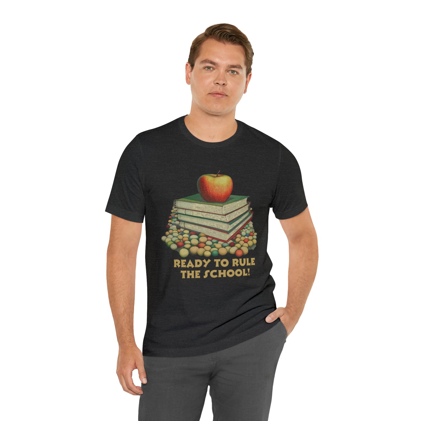 Back to school shirt funny for student - Ready to rule the school, T152