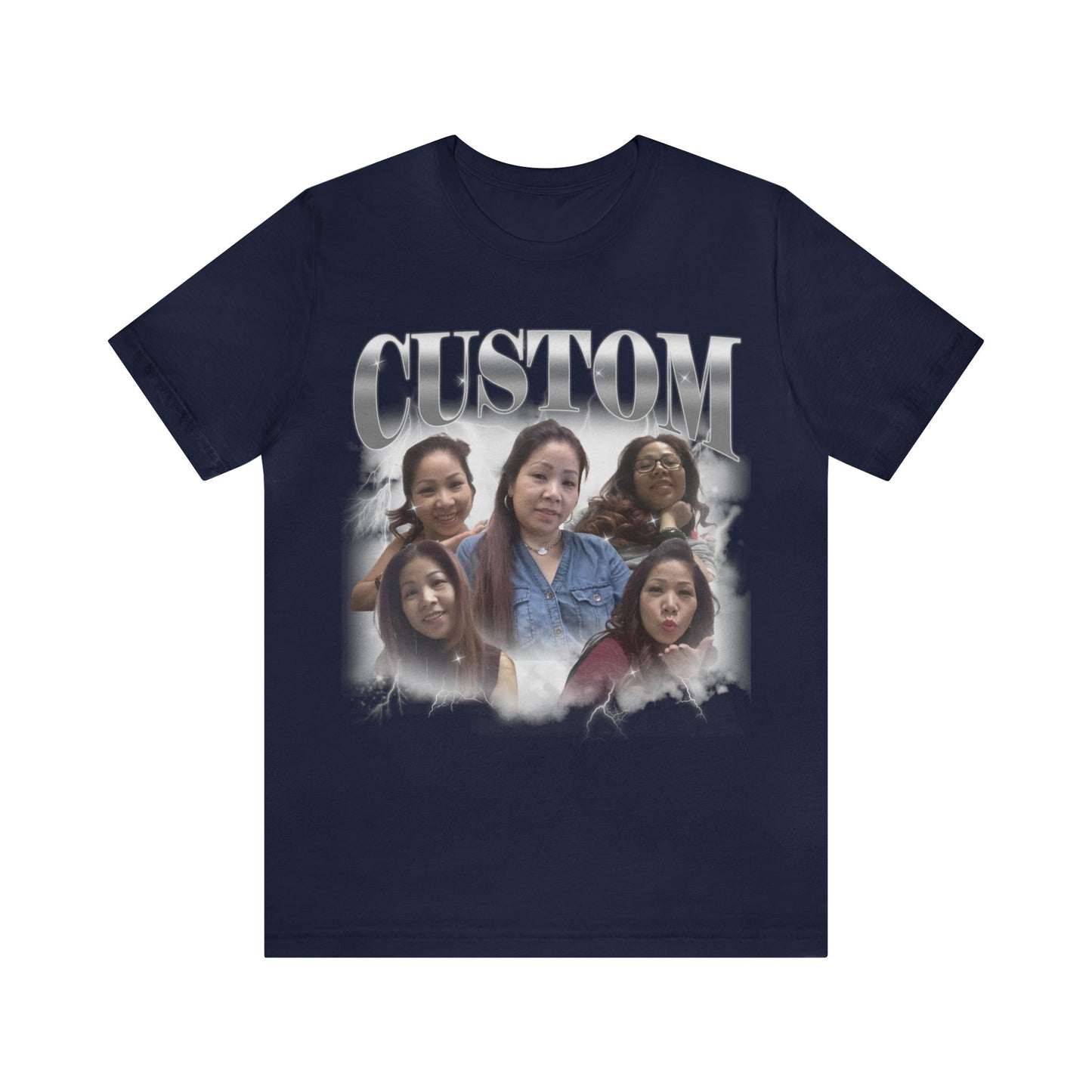 Custom Your Own Bootleg Tee, Retro Custom Bootleg Rap Tee, Custom Your Photo, T1374