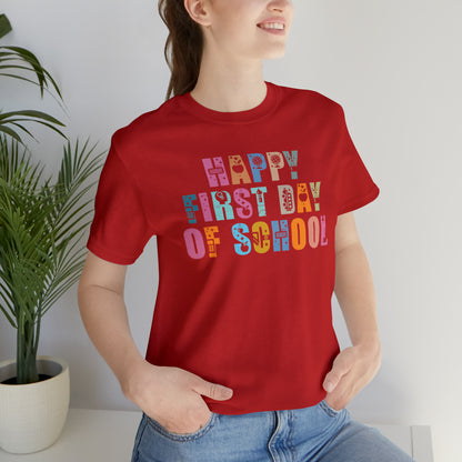 First Day of Class Shirt, Happy First Day Of School Shirt, Back To School Shirt, Retro Teacher Shirt, T504