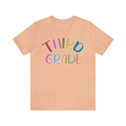 Shirt for Third Grade Teachers, Teacher Appreciation Shirt, Third Grade Teacher Shirt, Cute Teacher Shirt, T385