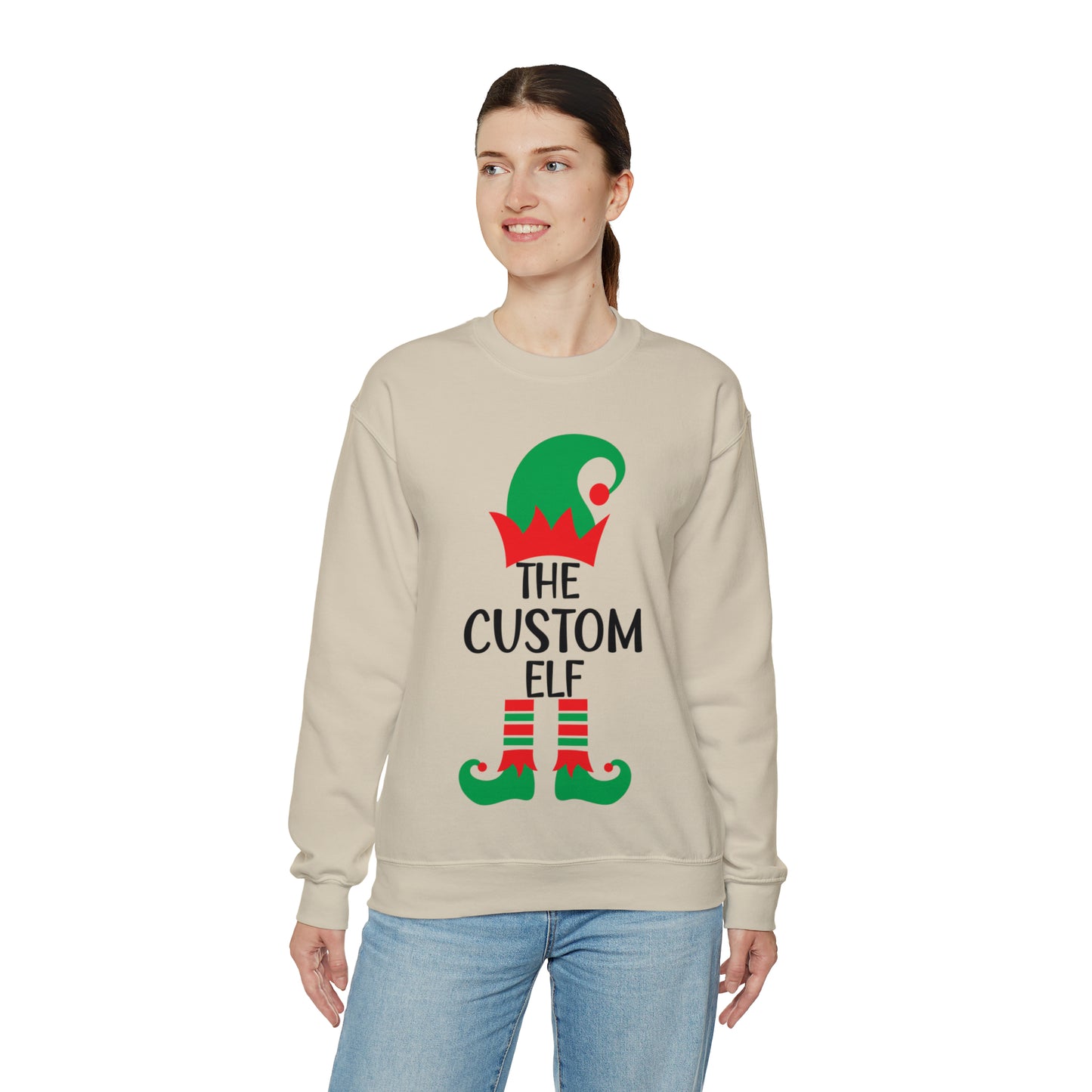 Custom The Elf Sweatshirt, Christmas Elf Sweatshirt, Christmas Family Matching, Christmas Family Matching, Funny Christmas Sweatshirt, S869