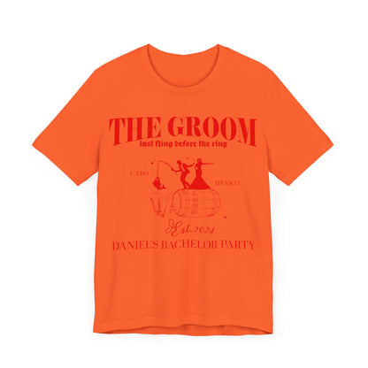 The Groom Bachelor Party Shirts, Groomsmen Shirt, Custom Bachelor Party Gifts, Group Bachelor Shirt, Fishing Bachelor Party Shirt, 12 T1604