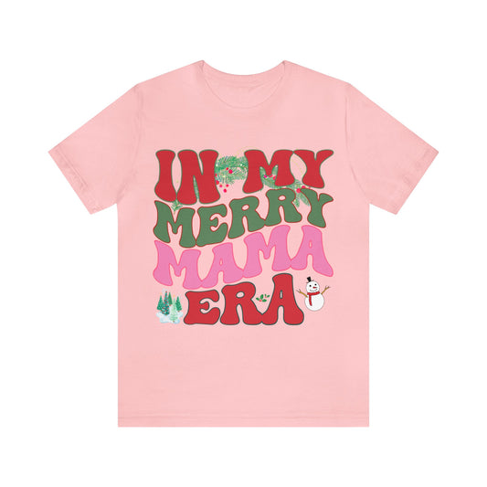 In My Merry Mana Shirt, Christmas Mom T shirt, Merry Mama Shirt, Gift for New Mom, Santa Mom Shirt, Christmas Gift for Mom, T854