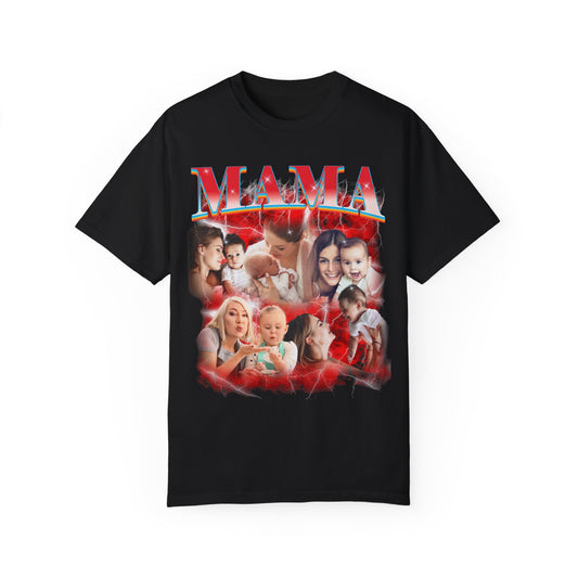 Custom Bootleg Rap Mama Shirt, Custom Photo Mama Shirt, Mom Shirt With Kid Face Photos, Custom Mom Tee, Personalized Mom Gifts,  CC1625