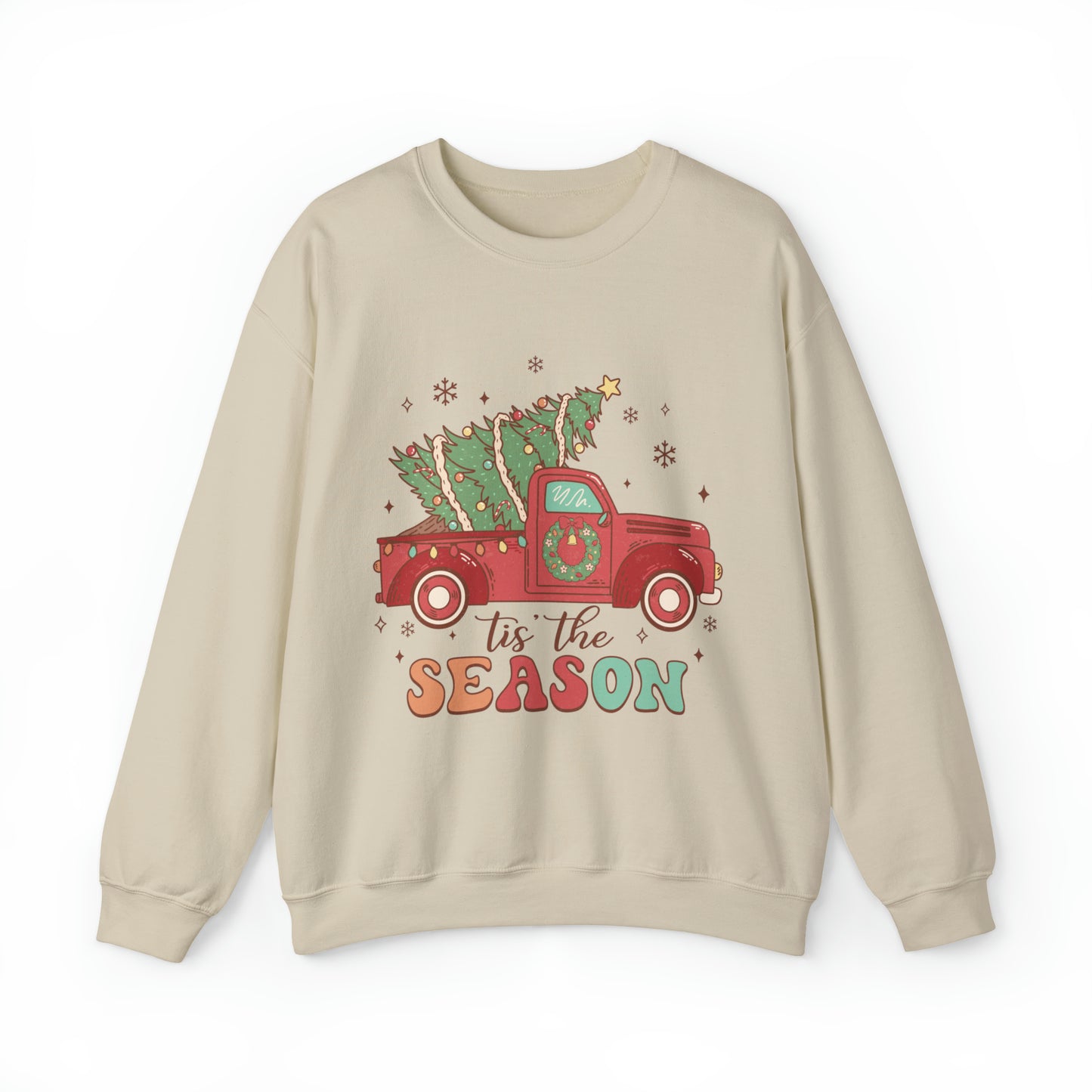 Christmas Tis The Season Sweatshirt, Merry Christmas Shirt, Christmas Tree Sweater, Christmas Tree shirt, Christmas Cake Sweatshirt, S889