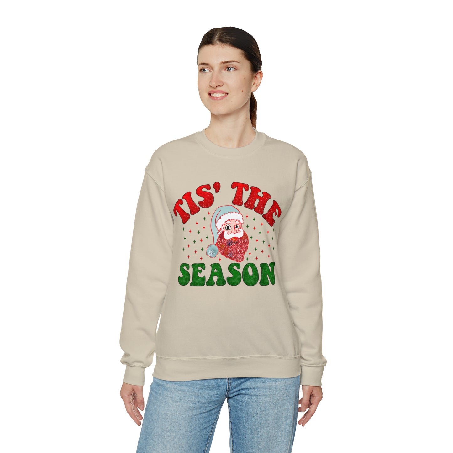 Christmas Tis The Season Sweatshirt, Merry Christmas Shirt, Christmas Tree Sweater, Christmas Tree shirt, Christmas Cake Sweatshirt, S886